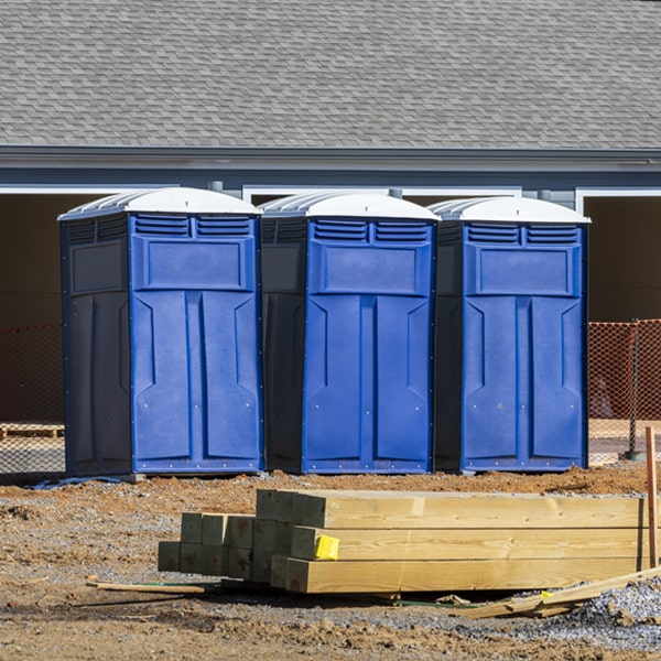 how can i report damages or issues with the portable toilets during my rental period in Kansas City KS